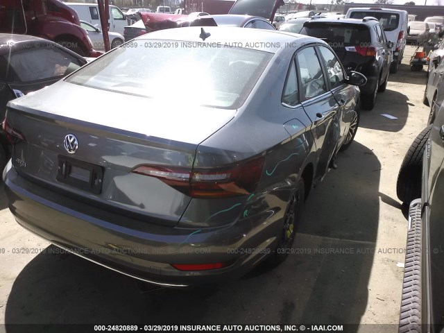 3VWE57BU9KM151545 - 2019 VOLKSWAGEN JETTA SEL GRAY photo 4