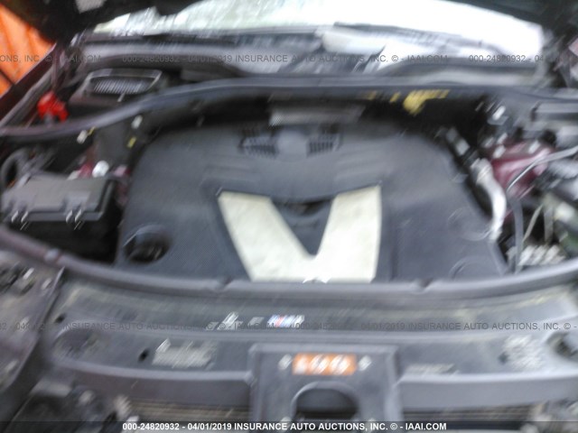 4JGBB22E88A376471 - 2008 MERCEDES-BENZ ML 320 CDI BURGUNDY photo 9