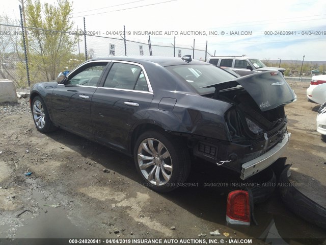 2C3CCAEGXJH308715 - 2018 CHRYSLER 300 LIMITED GRAY photo 3