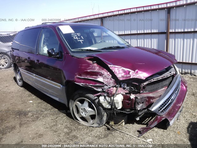 2FMDA5344XBB62521 - 1999 FORD WINDSTAR SEL MAROON photo 1