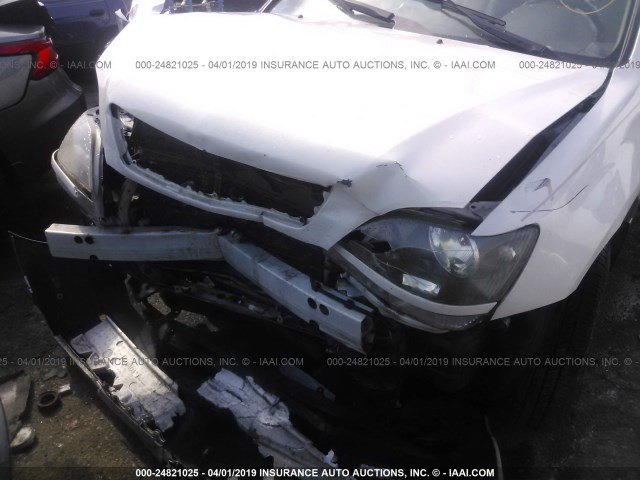 JT6HF10U5Y0135827 - 2000 LEXUS RX 300 WHITE photo 6