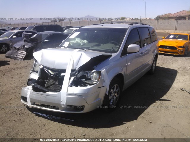 2A8HR54P58R666925 - 2008 CHRYSLER TOWN & COUNTRY TOURING SILVER photo 2