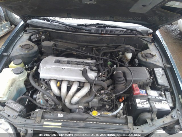 1NXBR12E0XZ151397 - 1999 TOYOTA COROLLA VE/CE/LE GREEN photo 10