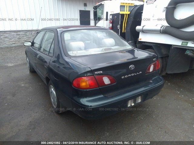 1NXBR12E0XZ151397 - 1999 TOYOTA COROLLA VE/CE/LE GREEN photo 3