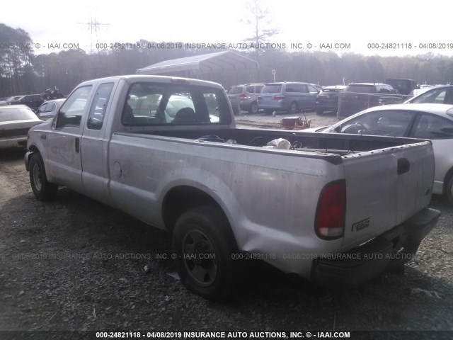 1FTNX20L4XEC80056 - 1999 FORD F250 SUPER DUTY GRAY photo 3