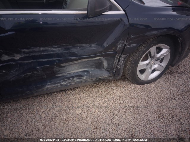 1G1ZG57B49F187477 - 2009 CHEVROLET MALIBU LS BLUE photo 6