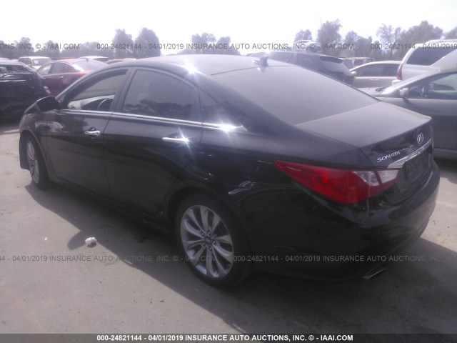 5NPEC4AC9BH085424 - 2011 HYUNDAI SONATA SE/LIMITED BLACK photo 3