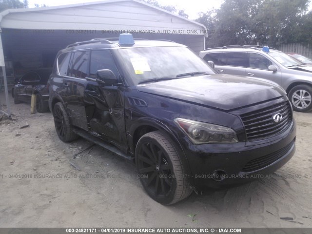 JN8AZ2NF4D9531131 - 2013 INFINITI QX56 BLACK photo 1