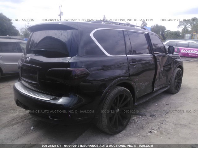 JN8AZ2NF4D9531131 - 2013 INFINITI QX56 BLACK photo 4