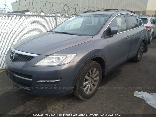 JM3TB38A480131733 - 2008 MAZDA CX-9 GRAY photo 2