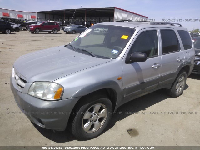 4F2YU08131KM37002 - 2001 MAZDA TRIBUTE LX/ES GRAY photo 2