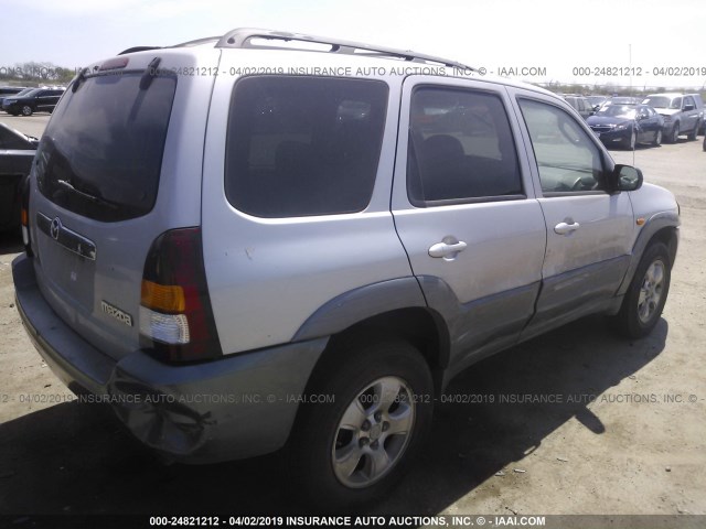 4F2YU08131KM37002 - 2001 MAZDA TRIBUTE LX/ES GRAY photo 4