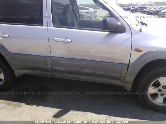 4F2YU08131KM37002 - 2001 MAZDA TRIBUTE LX/ES GRAY photo 6