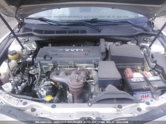 4T1BE46KX7U185974 - 2007 TOYOTA CAMRY NEW GENERAT CE/LE/XLE/SE GOLD photo 10