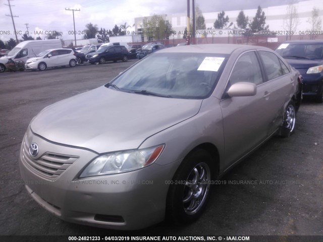 4T1BE46KX7U185974 - 2007 TOYOTA CAMRY NEW GENERAT CE/LE/XLE/SE GOLD photo 2