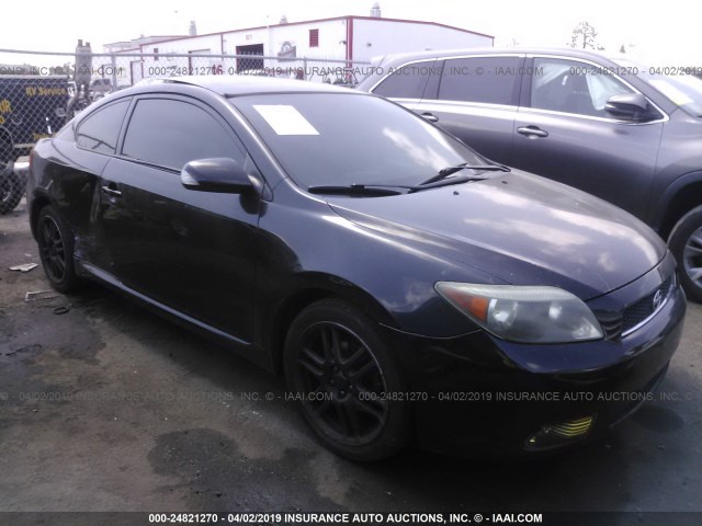 JTKDE177850018239 - 2005 TOYOTA SCION TC BLACK photo 1