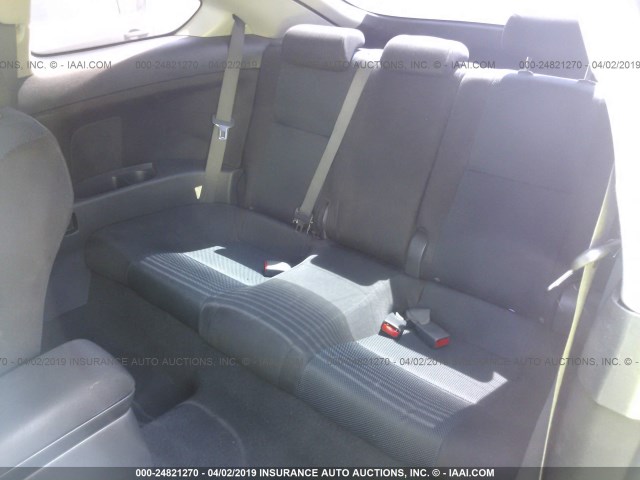 JTKDE177850018239 - 2005 TOYOTA SCION TC BLACK photo 8