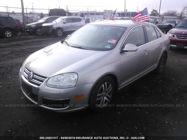 3VWRG81K16M765089 - 2006 VOLKSWAGEN JETTA 2.5 BEIGE photo 2