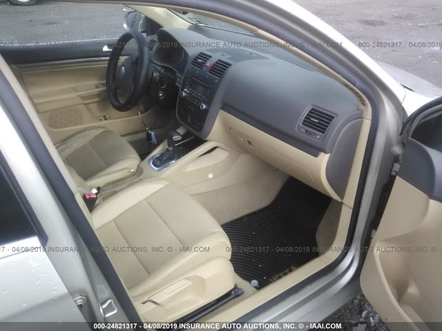 3VWRG81K16M765089 - 2006 VOLKSWAGEN JETTA 2.5 BEIGE photo 5