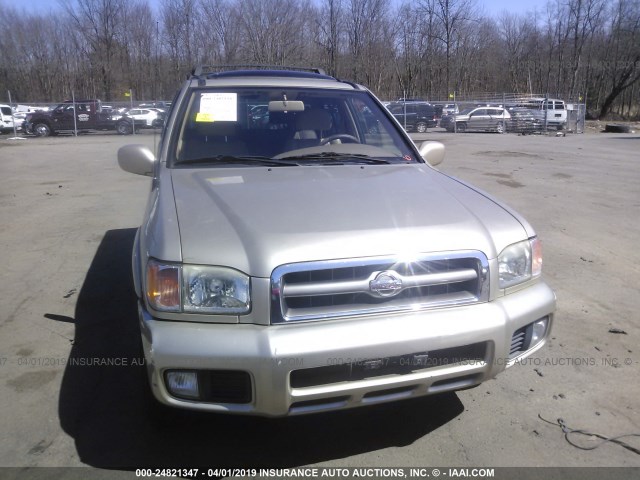 JN8DR09Y51W571731 - 2001 NISSAN PATHFINDER LE/SE/XE BEIGE photo 6