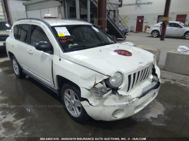 1J4NT4FB7AD578758 - 2010 JEEP COMPASS SPORT WHITE photo 1