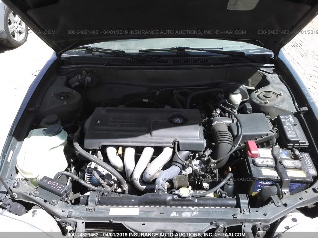 1NXBR12E5YZ361558 - 2000 TOYOTA COROLLA VE/CE/LE GREEN photo 10