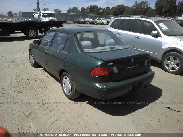 1NXBR12E5YZ361558 - 2000 TOYOTA COROLLA VE/CE/LE GREEN photo 3