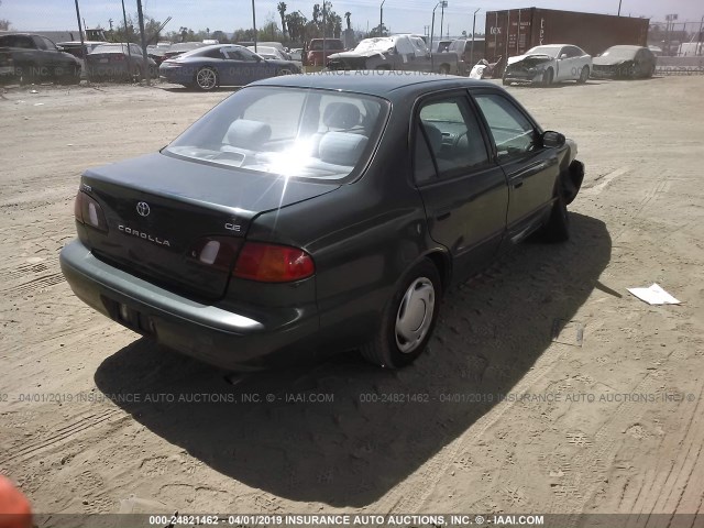 1NXBR12E5YZ361558 - 2000 TOYOTA COROLLA VE/CE/LE GREEN photo 4