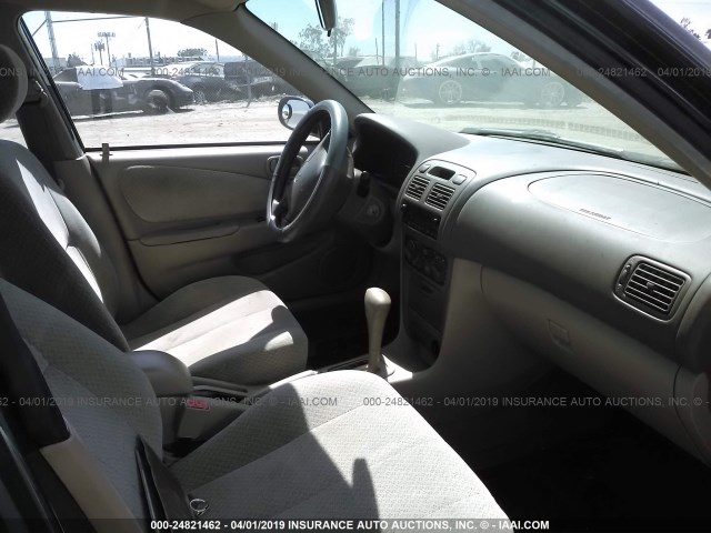 1NXBR12E5YZ361558 - 2000 TOYOTA COROLLA VE/CE/LE GREEN photo 5