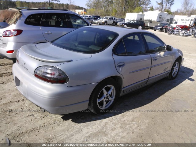 1G2WR5216YF229735 - 2000 PONTIAC GRAND PRIX GTP GRAY photo 4