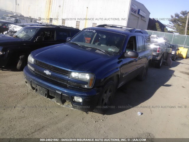 1GNET16S536156264 - 2003 CHEVROLET TRAILBLAZER EXT BLUE photo 2