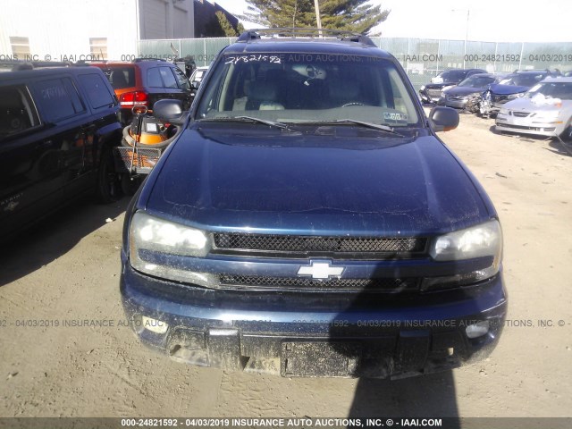 1GNET16S536156264 - 2003 CHEVROLET TRAILBLAZER EXT BLUE photo 6