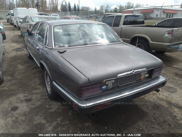 SAJHY1743LC624647 - 1990 JAGUAR XJ6 SOVEREIGN GRAY photo 3