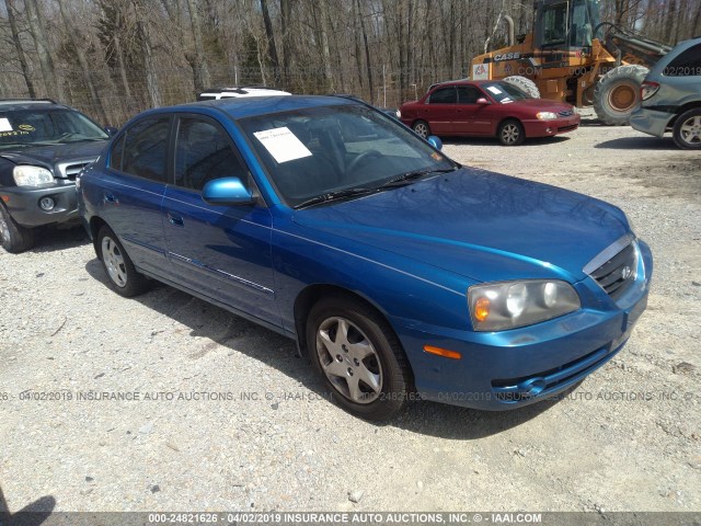 KMHDN46D15U996148 - 2005 HYUNDAI ELANTRA GLS/GT BLUE photo 1