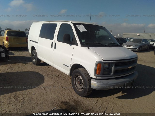 1GCHG35RX21133255 - 2002 CHEVROLET EXPRESS G3500  WHITE photo 1