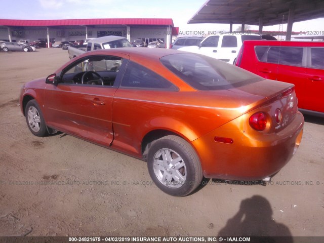 1G1AL15F267636927 - 2006 CHEVROLET COBALT LT ORANGE photo 3