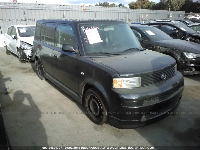 JTLKT324164084174 - 2006 TOYOTA SCION XB BLACK photo 1