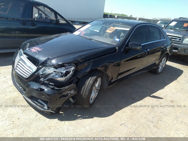 WDDHF5GB9AA085217 - 2010 MERCEDES-BENZ E 350 BLACK photo 2