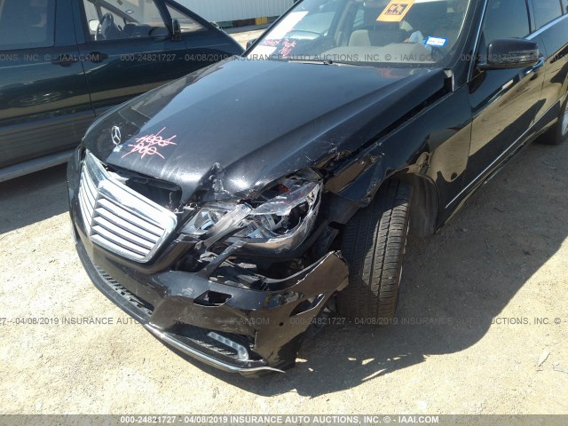 WDDHF5GB9AA085217 - 2010 MERCEDES-BENZ E 350 BLACK photo 6