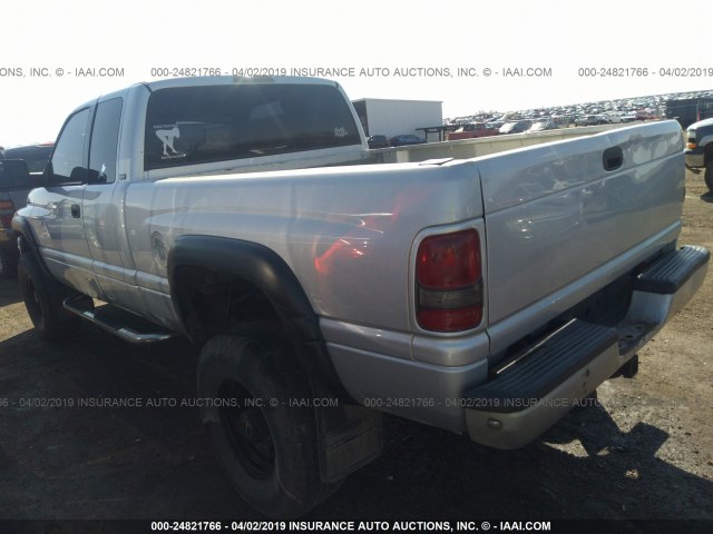 3B7KF23632M219800 - 2002 DODGE RAM 2500 SILVER photo 3