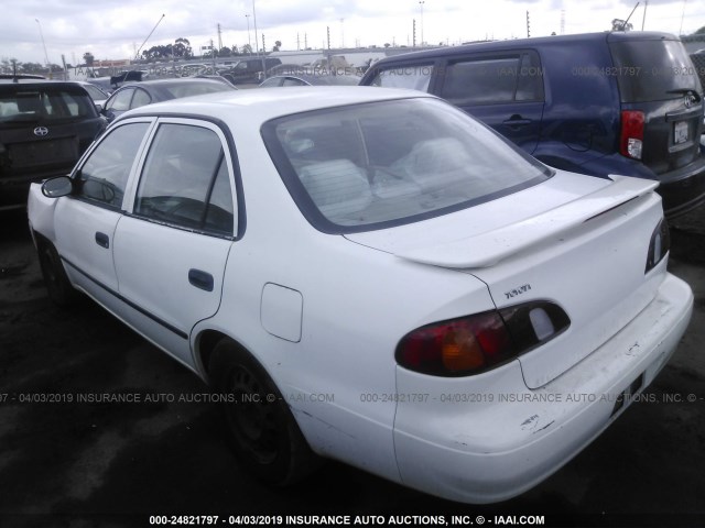 1NXBR12EXYZ371518 - 2000 TOYOTA COROLLA VE/CE/LE WHITE photo 3