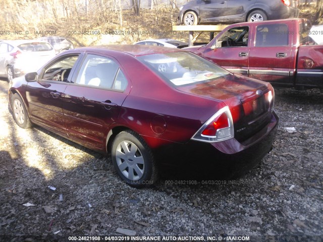 3FAHP07Z46R140506 - 2006 FORD FUSION SE RED photo 3