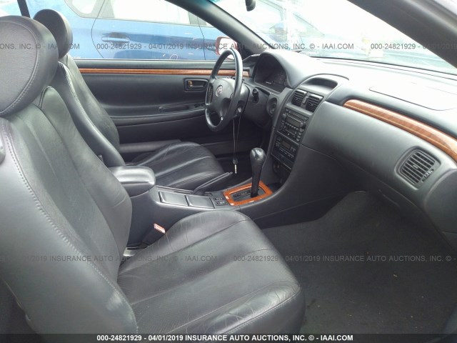 2T1FF22P62C561293 - 2002 TOYOTA CAMRY SOLARA SE/SLE RED photo 5