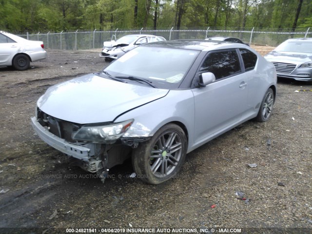 JTKJF5C76B3016139 - 2011 TOYOTA SCION TC ნაცრისფერი ფოტო 2