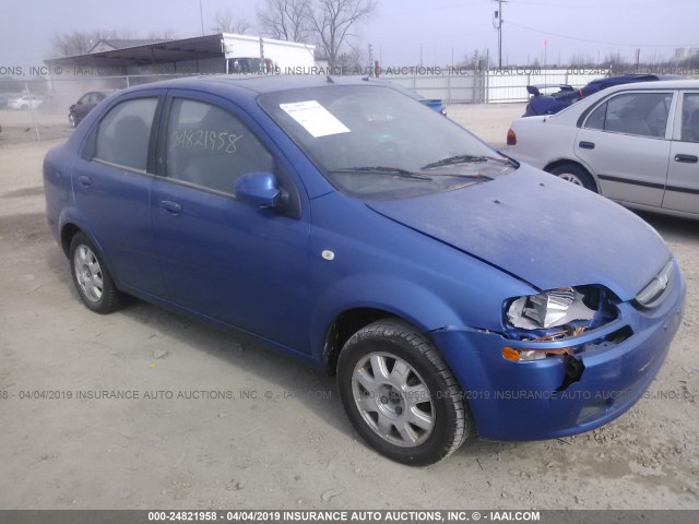 KL1TG52615B423454 - 2005 CHEVROLET AVEO LT BLUE photo 1