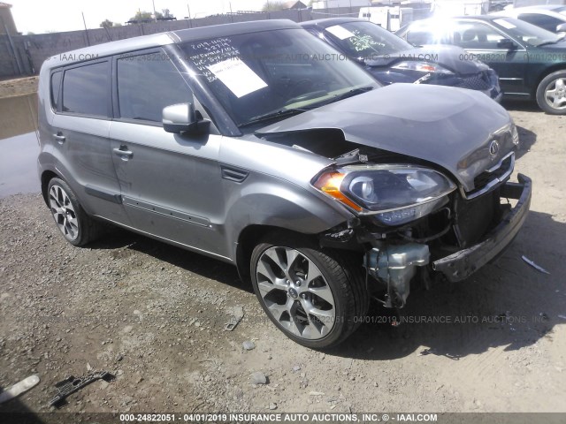 KNDJT2A66D7614672 - 2013 KIA SOUL +/!/SPORT GRAY photo 1