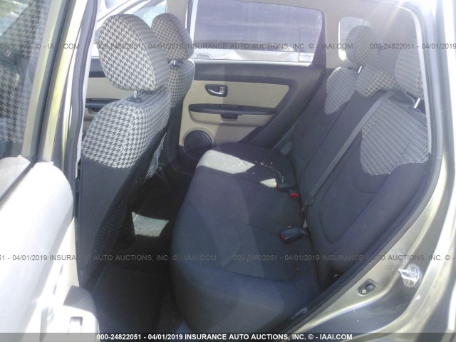 KNDJT2A66D7614672 - 2013 KIA SOUL +/!/SPORT GRAY photo 8