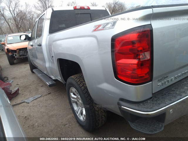 3GCUKREC4EG174448 - 2014 CHEVROLET SILVERADO K1500 LT GRAY photo 3