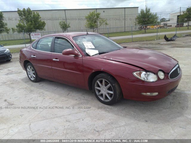 2G4WE537251213749 - 2005 BUICK LACROSSE CXS MAROON photo 1