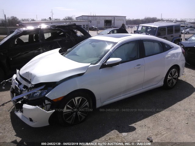 19XFC1F72HE005571 - 2017 HONDA CIVIC EXL თეთრი ფოტო 2